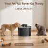 Smart Wireless Cat Water Fountain — 122oz/3.6L Cordless, App-Controlled Hydration System with Stainless Steel Tray & Multi-Mode Flow
