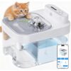 SmartFlow 3L Wireless Cat Water Fountain — App Monitoring, Wastewater Separation & Quiet Operation