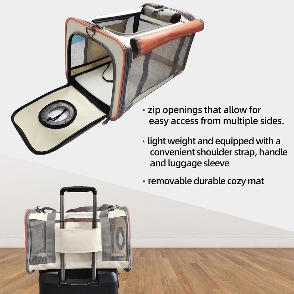 Soft-Sided Cat Carrier for Travel