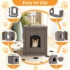 Waterproof Resin Cat House – Flip-Lid Shelter with Raised Floor & Easy-Clean Design
