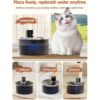 Wireless 3.2L Stainless Steel Cat Water Fountain — Motion Sensor & Ultra-Quiet Design
