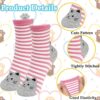 Women’s Cute Cat Socks – 8-Pack Fun Novelty Cat Crew Socks, Colorful Christmas Gift Set for Cat Lovers`