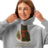 Warm Wishes & Whisker Kisses – Vintage Christmas Cat Women’s Hoodie