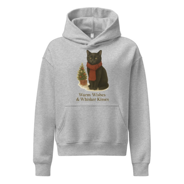 Warm Wishes & Whisker Kisses – Vintage Christmas Cat Women’s Hoodie