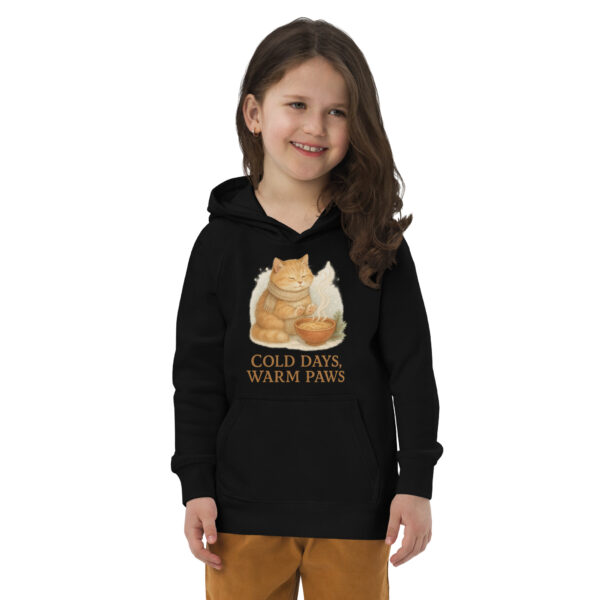 Cold Days, Warm Paws - Kids Hoodie