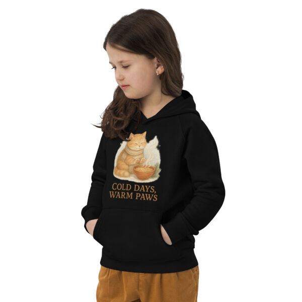 Cold Days, Warm Paws - Kids Hoodie
