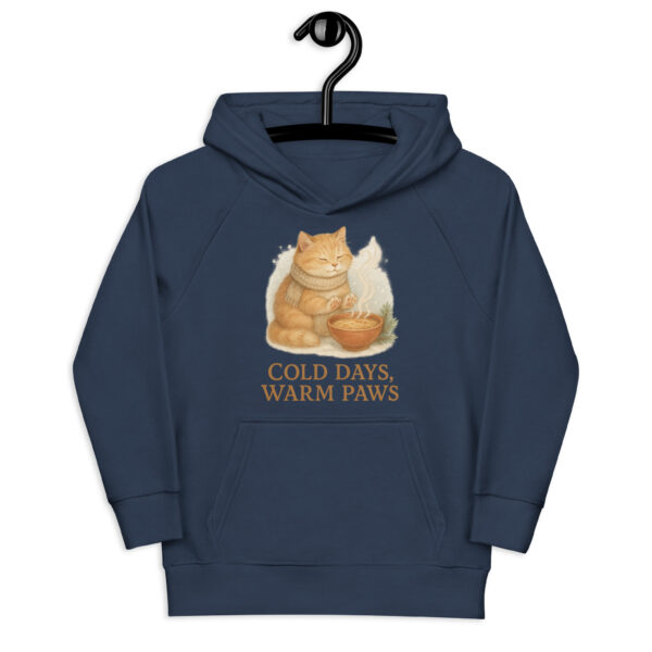 Cold Days, Warm Paws - Kids Hoodie