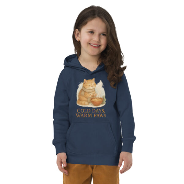 Cold Days, Warm Paws - Kids Hoodie