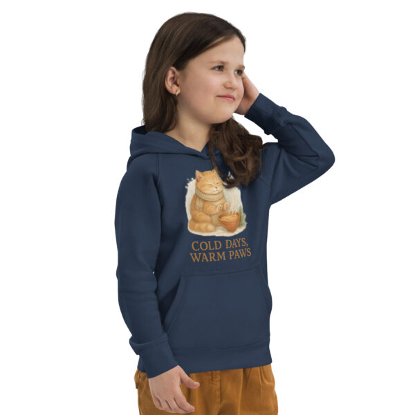 Cold Days, Warm Paws - Kids Hoodie