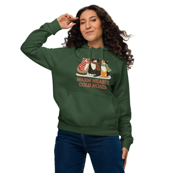 Warm Hearts, Cold Noses –  Eco Raglan Hoodie