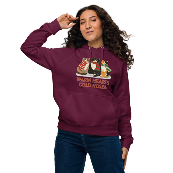 Warm Hearts, Cold Noses –  Eco Raglan Hoodie