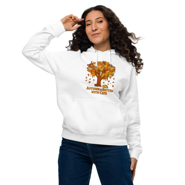 Autumn Is Better With Cats  – Eco Raglan Unisex Hoodie