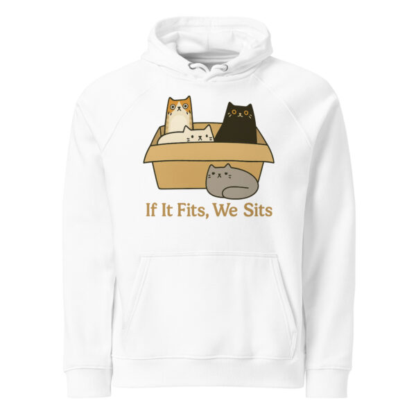 If It Fits, We Sits – Eco Raglan Hoodie