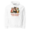 Warm Hearts, Cold Noses –  Eco Raglan Hoodie