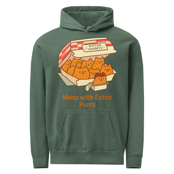 Kitten Nuggets Made With Extra Purrs - Garment-Dyed Hoodie