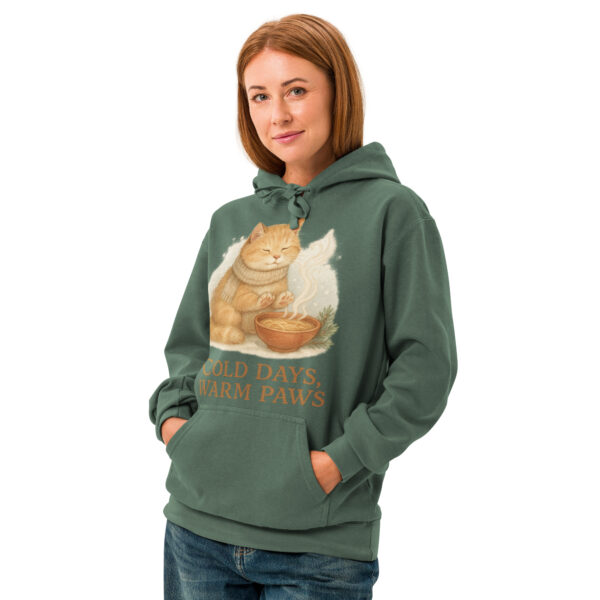 Cold Days, Warm Paws - Garment-Dyed Hoodie