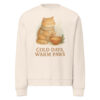 Cold Days, Warm Paws - Relax Crew Neck Sweatshirt