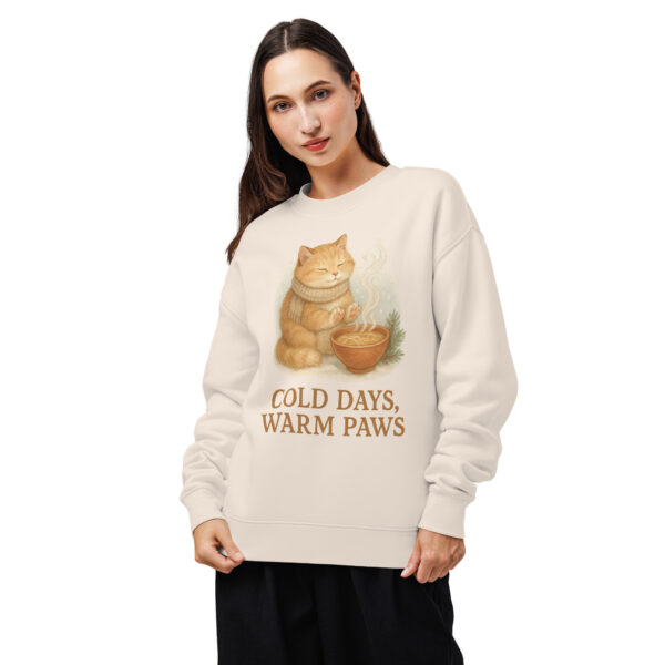 Cold Days, Warm Paws - Relax Crew Neck Sweatshirt