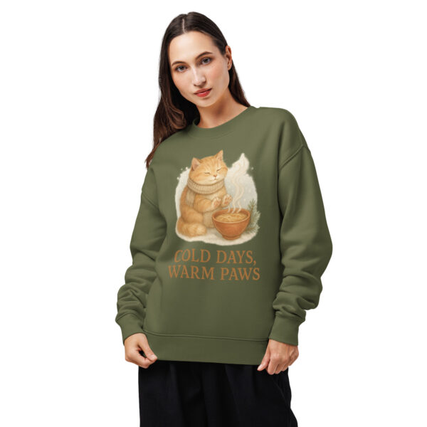 Cold Days, Warm Paws - Relax Crew Neck Sweatshirt
