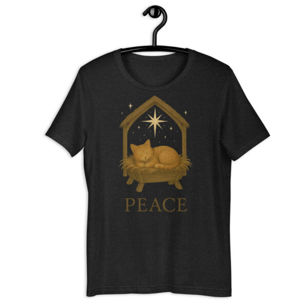 Peace – Christmas Cat Nativity T-Shirt