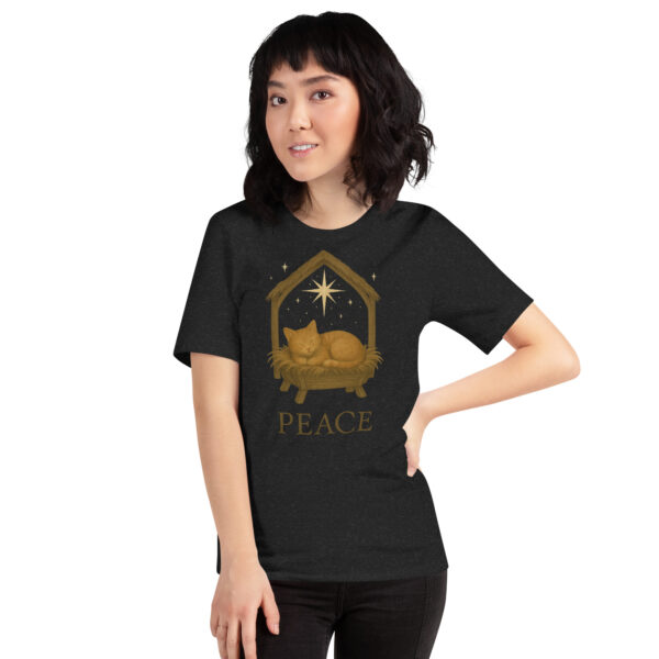 Peace – Christmas Cat Nativity T-Shirt