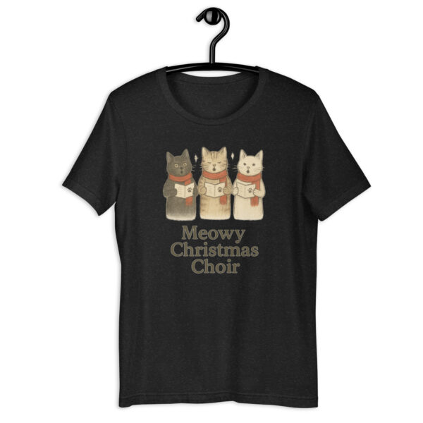 Meowy Christmas Choir – Festive Singing Cats Tee