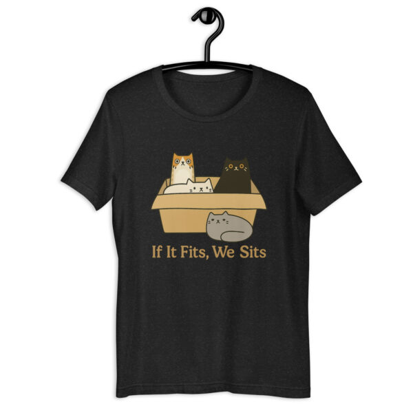 If It Fits, We Sits – Funny Cat Lover Tee