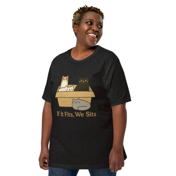If It Fits, We Sits – Funny Cat Lover Tee