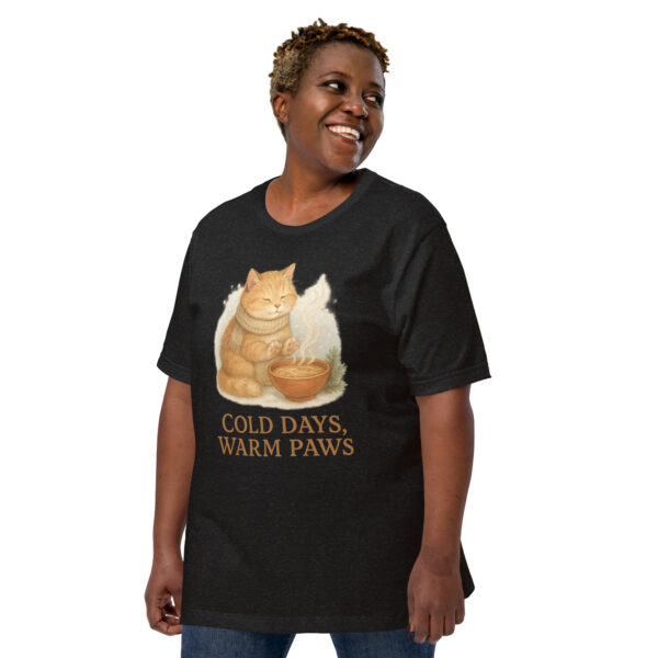 Cold Days, Warm Paws – Cozy Winter Cat Lover Tee