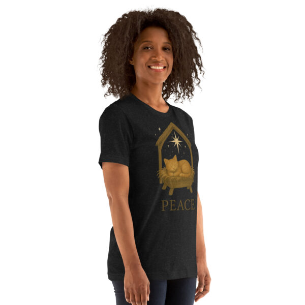 Peace – Christmas Cat Nativity T-Shirt