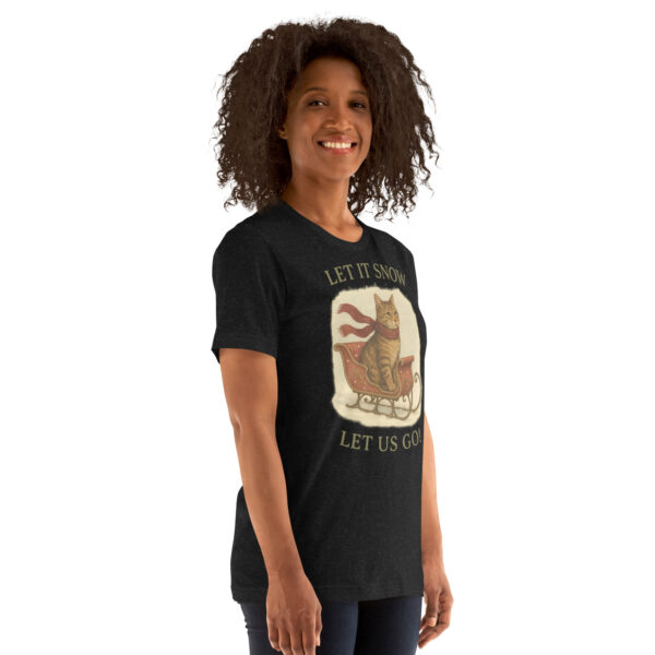 Let It Snow, Let Us Go – Vintage Cat Winter Tee