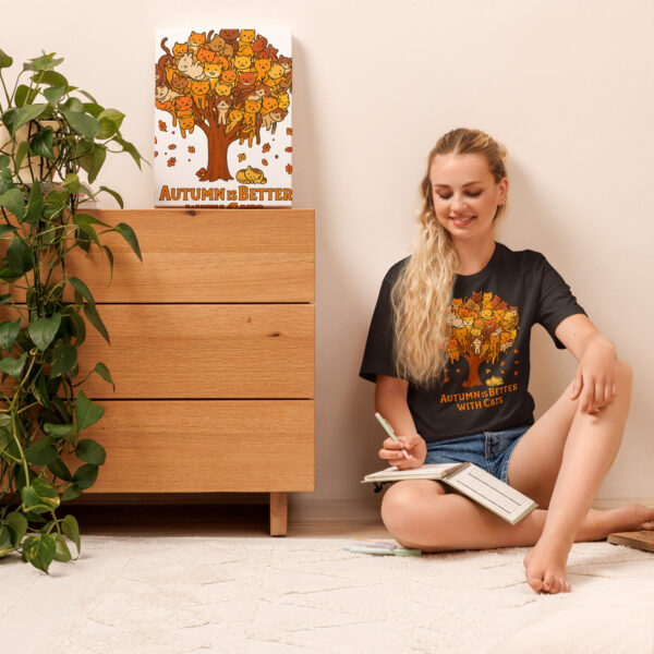 Autumn Is Better With Cats – Cozy Fall Cat Lover Tee