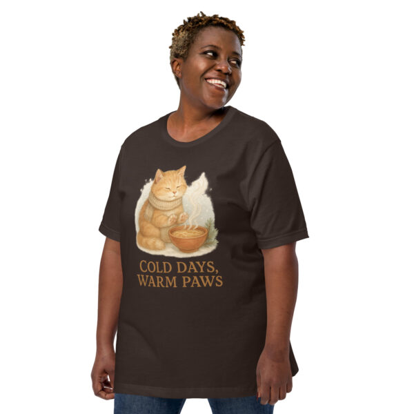 Cold Days, Warm Paws – Cozy Winter Cat Lover Tee