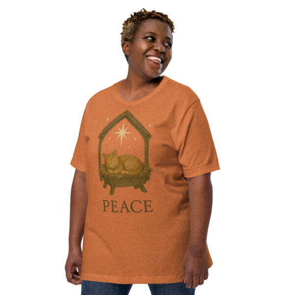 Peace – Christmas Cat Nativity T-Shirt