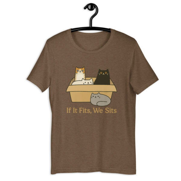 If It Fits, We Sits – Funny Cat Lover Tee