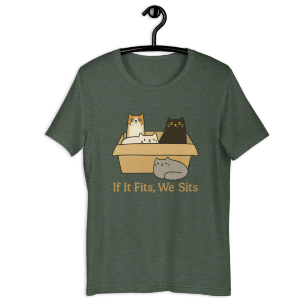 If It Fits, We Sits – Funny Cat Lover Tee