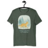 Winter Is Purrfect for Wandering – Snowy Forest Cat Tee
