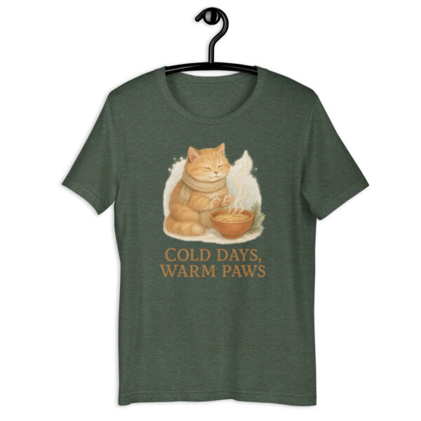 Cold Days, Warm Paws – Cozy Winter Cat Lover Tee