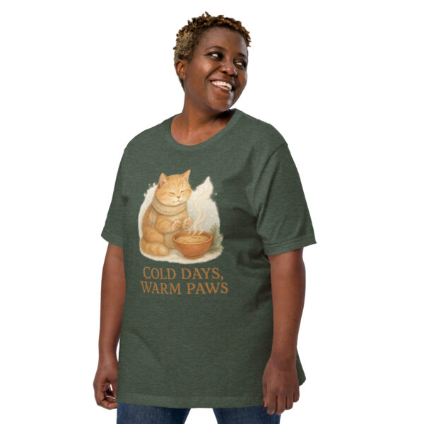 Cold Days, Warm Paws – Cozy Winter Cat Lover Tee