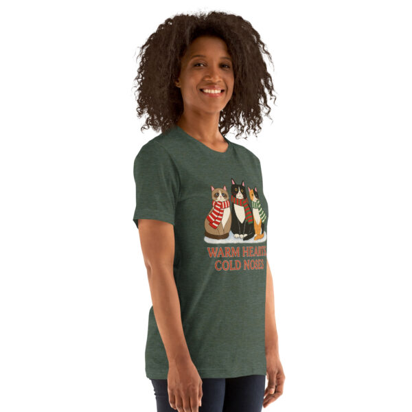 Warm Hearts, Cold Noses – Winter Cat Lover Tee
