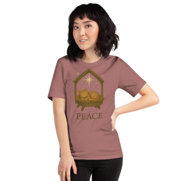 Peace – Christmas Cat Nativity T-Shirt