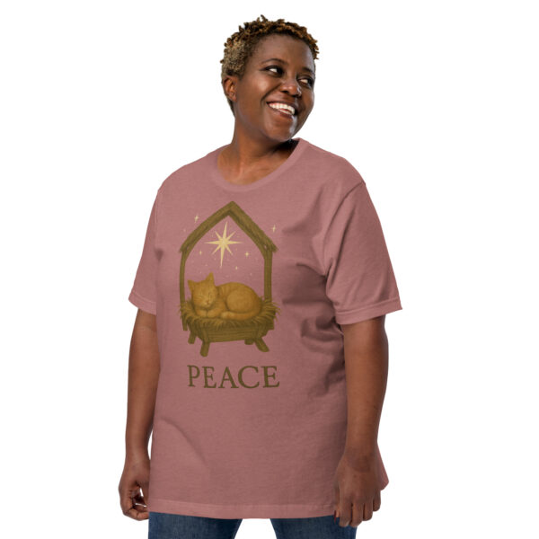 Peace – Christmas Cat Nativity T-Shirt
