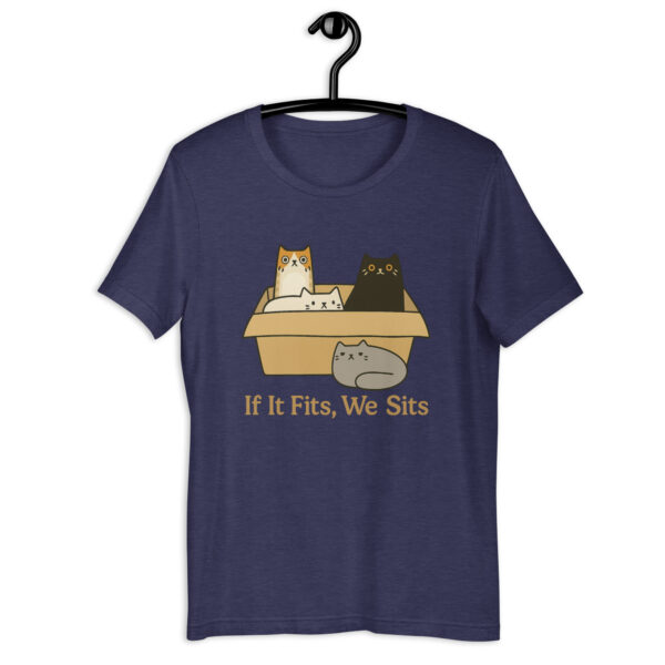 If It Fits, We Sits – Funny Cat Lover Tee