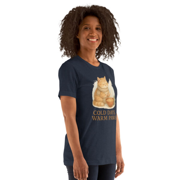 Cold Days, Warm Paws – Cozy Winter Cat Lover Tee
