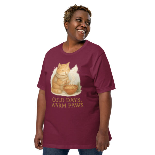 Cold Days, Warm Paws – Cozy Winter Cat Lover Tee
