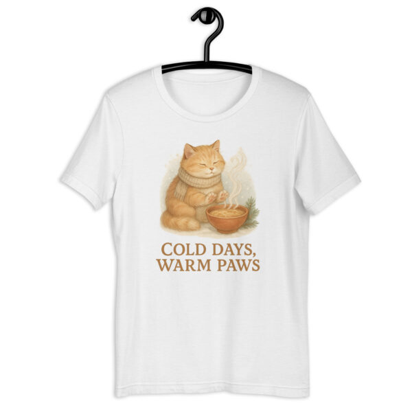 Cold Days, Warm Paws – Cozy Winter Cat Lover Tee
