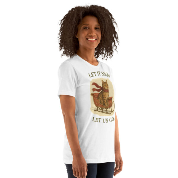 Let It Snow, Let Us Go – Vintage Cat Winter Tee