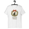 Holiday Wishes – Festive Cat Wreath Tee