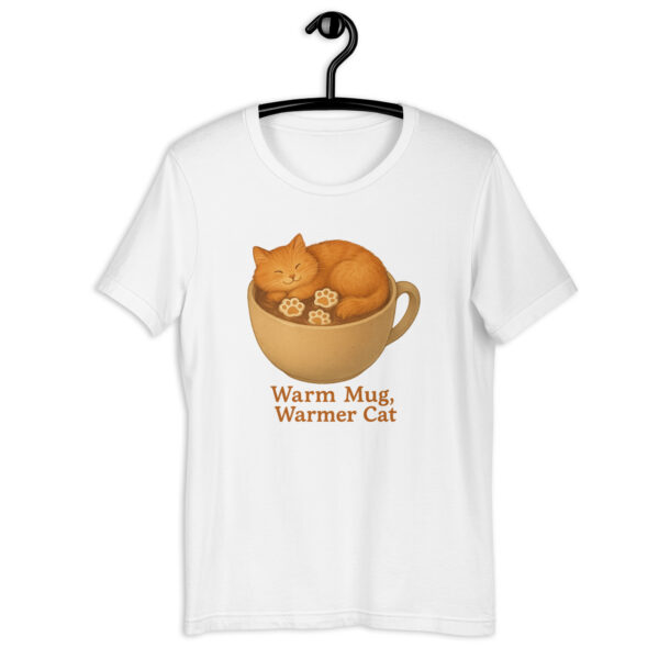 Cozy Cocoa Cat – Warm Mug, Warmer Cat Tee
