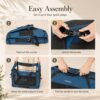 Extra Large Cat Carrier for Two Cats | Foldable Travel Carrier